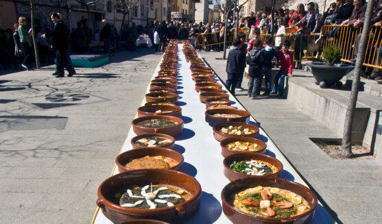 Diada de la truita amb suc d'Ulldemolins